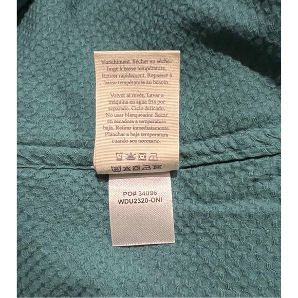 Faherty $198 Bay Twist Seersucker Midi Dress Size X-Large - Picture 10 of 11